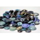 Boutons en vrac - 150gr - tons bleus