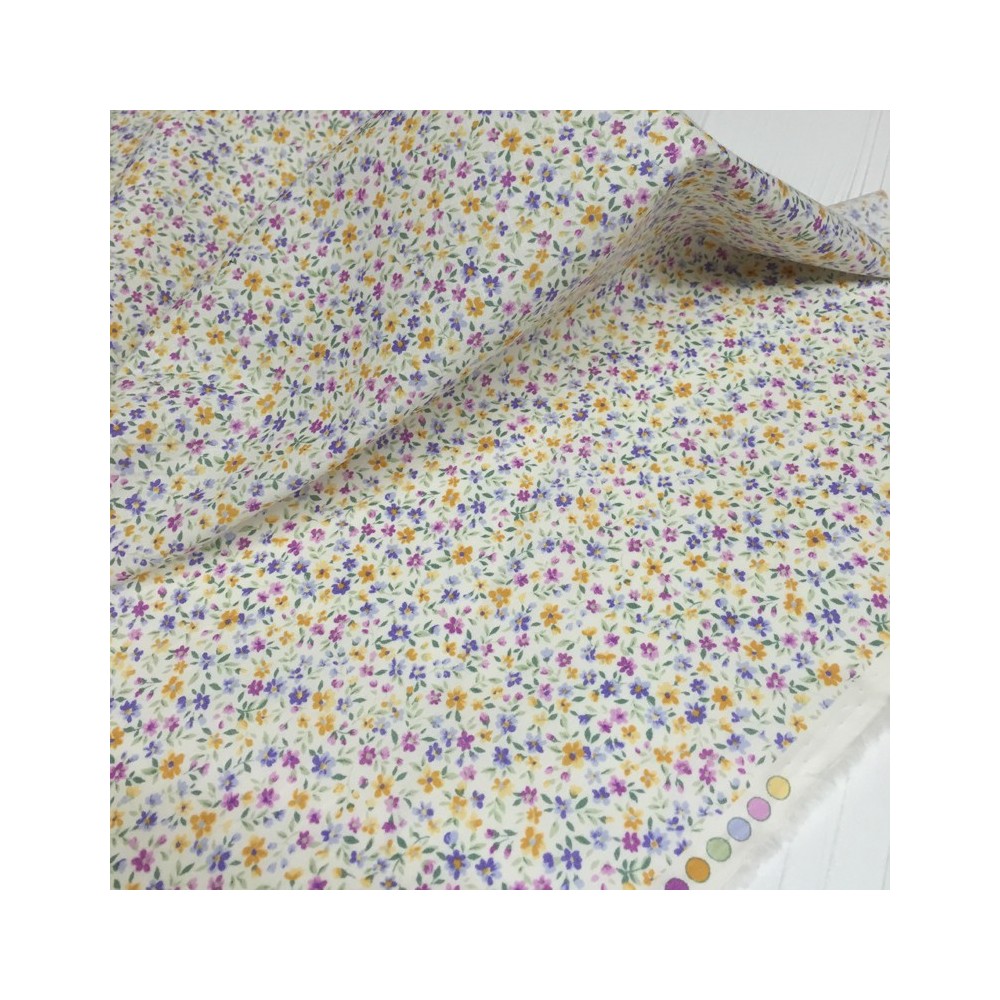 Sevenberry - Small multicolored flowers cambric
