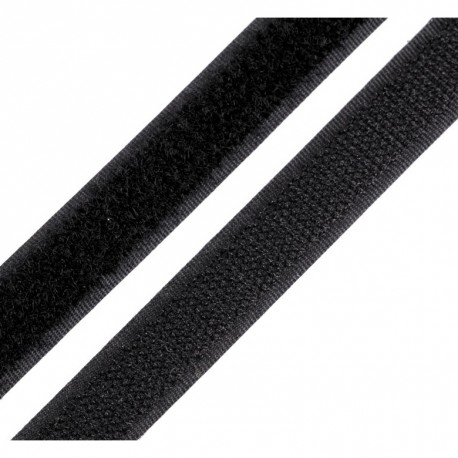 Schwarz Klettband