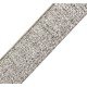 Elastico lurex argento-beige - 20mm