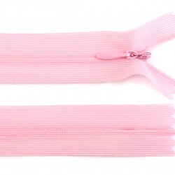Invisible closed-end zip - pink