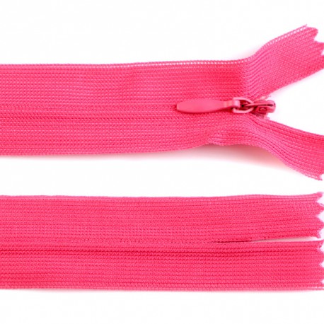 Invisible closed-end zip - pink