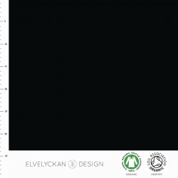 Elvelyckan Design - Interlock black solid