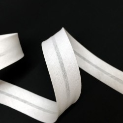 Bias tape white united