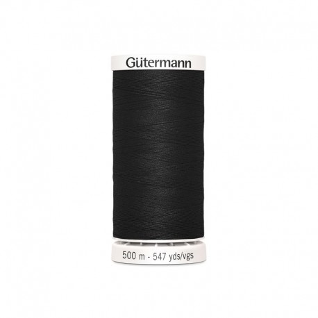 Gütermann sewing thread black (800) - 500m