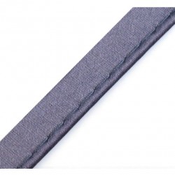 Bordino raso grigio - 10mm