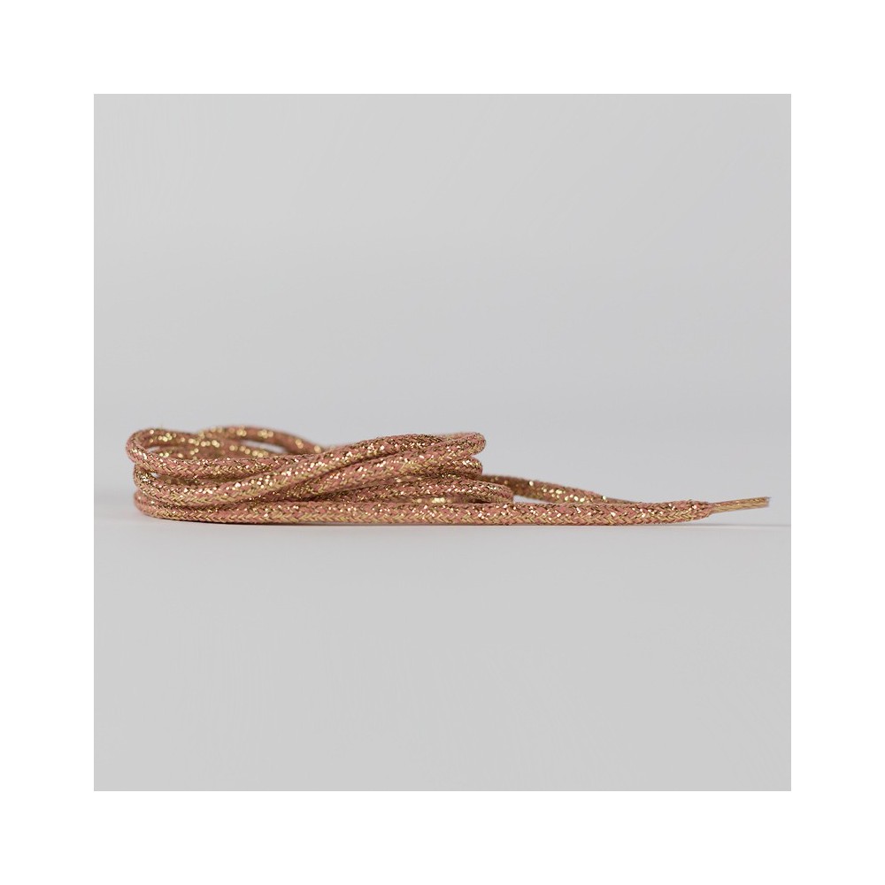 See You at Six - Lacets - Rosé Avec Lurex Doré