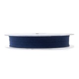 Biais uni bleu marine