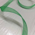 Green organza ribbon