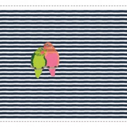  Jersey Panel mit reversiblen Pailletten