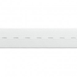 Buttonhole elastic tape webbing