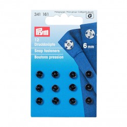  Prym press studs to sew 6mm