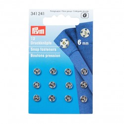 Prym pulsanti snaps per cucire 6mm