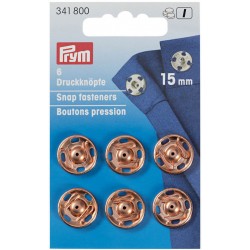  Prym press studs to sew 15mm