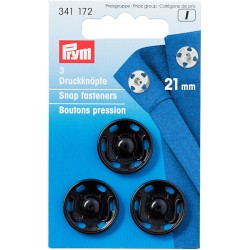 Prym boutons pressions à coudre 21mm