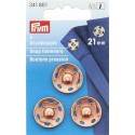 Prym Annähdruckknöpfe Metall 21mm