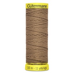 Gütermann brown Elastic Thread