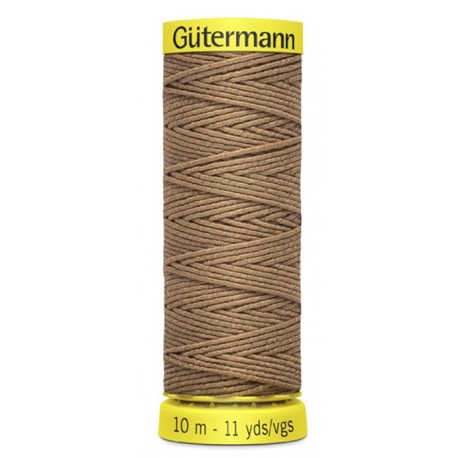 Fil élastique Gütermann marron