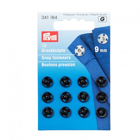 Prym boutons pressions à coudre 9mm