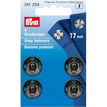  Prym press studs to sew 17mm