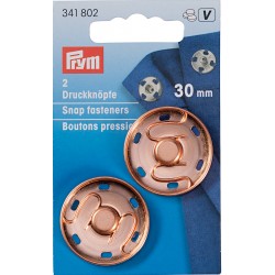  Prym press studs to sew 30mm