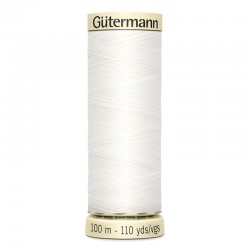 Fil Gütermann blanc (800)