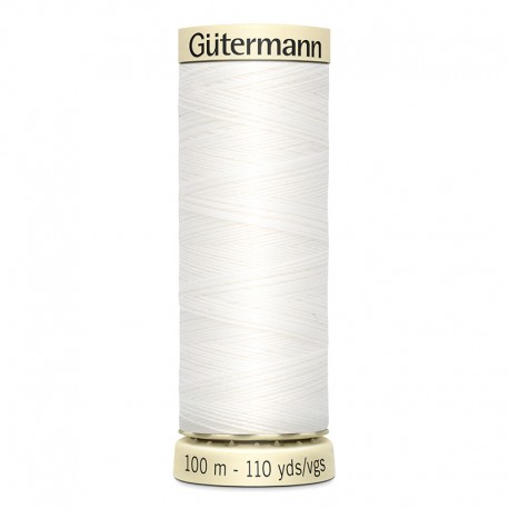 Fil Gütermann blanc (800)