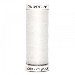 Gütermann sewing thread white (800) - 200m