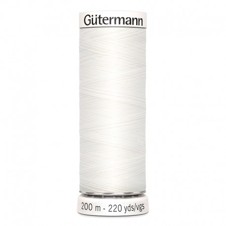 Fil Gütermann blanc (800) - 200m