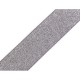 Elastische Silber-grau Lurex - 40mm