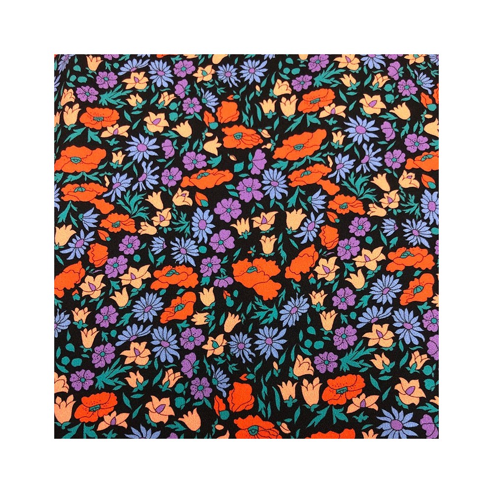 Liberty Lycra Poppy and Daisy