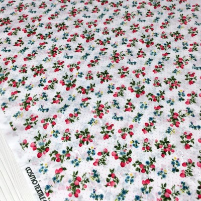 Cosmo - Broderie fleurs roses