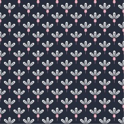 Coton graphic flowers