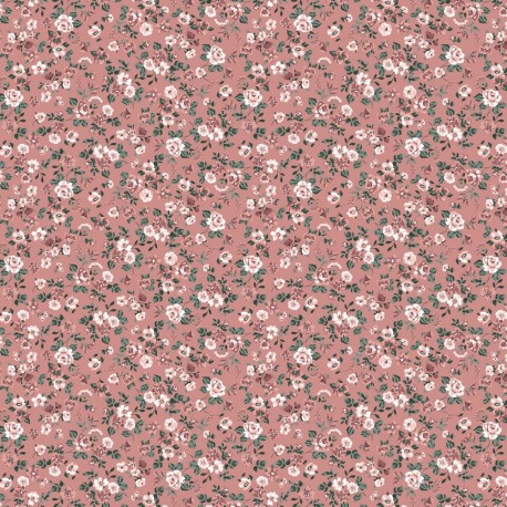 Cotton romantic flowers