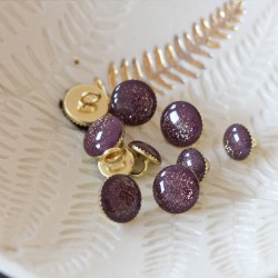 Lise Tailor - Shank button Gold glitter