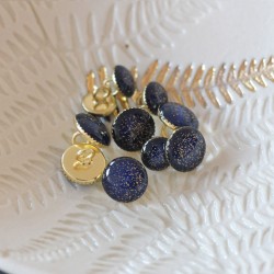 Lise Tailor - Shank button Gold glitter