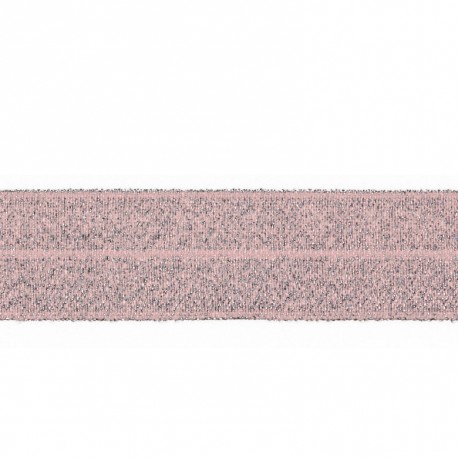 Lurex elastic bias tape - 20mm