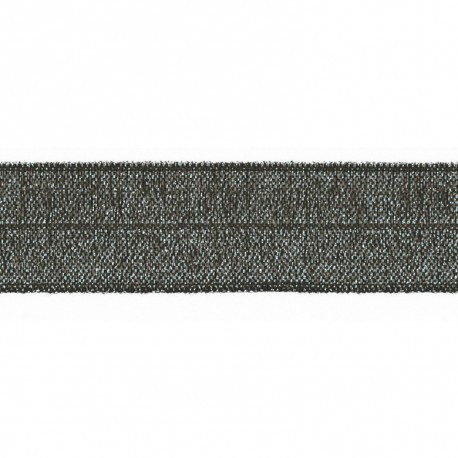 Lurex elastic bias tape - 20mm
