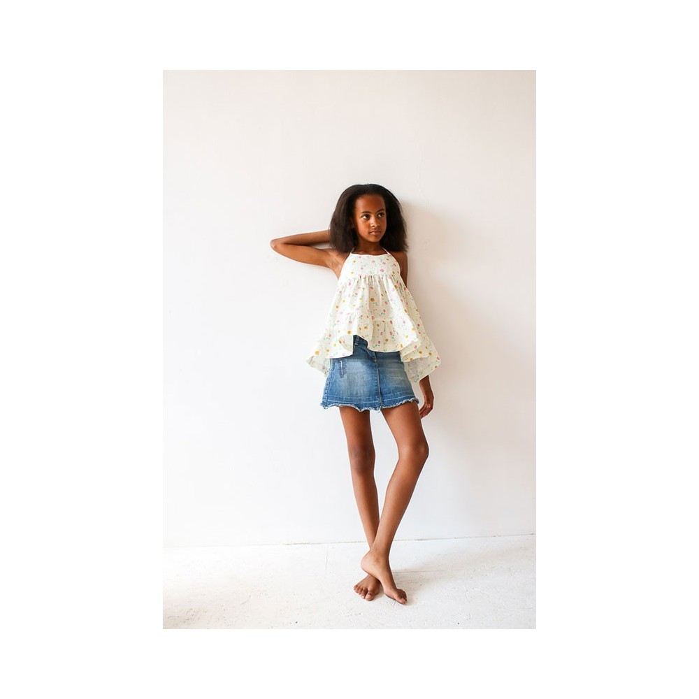 Lise Tailor - Satin de coton Flore