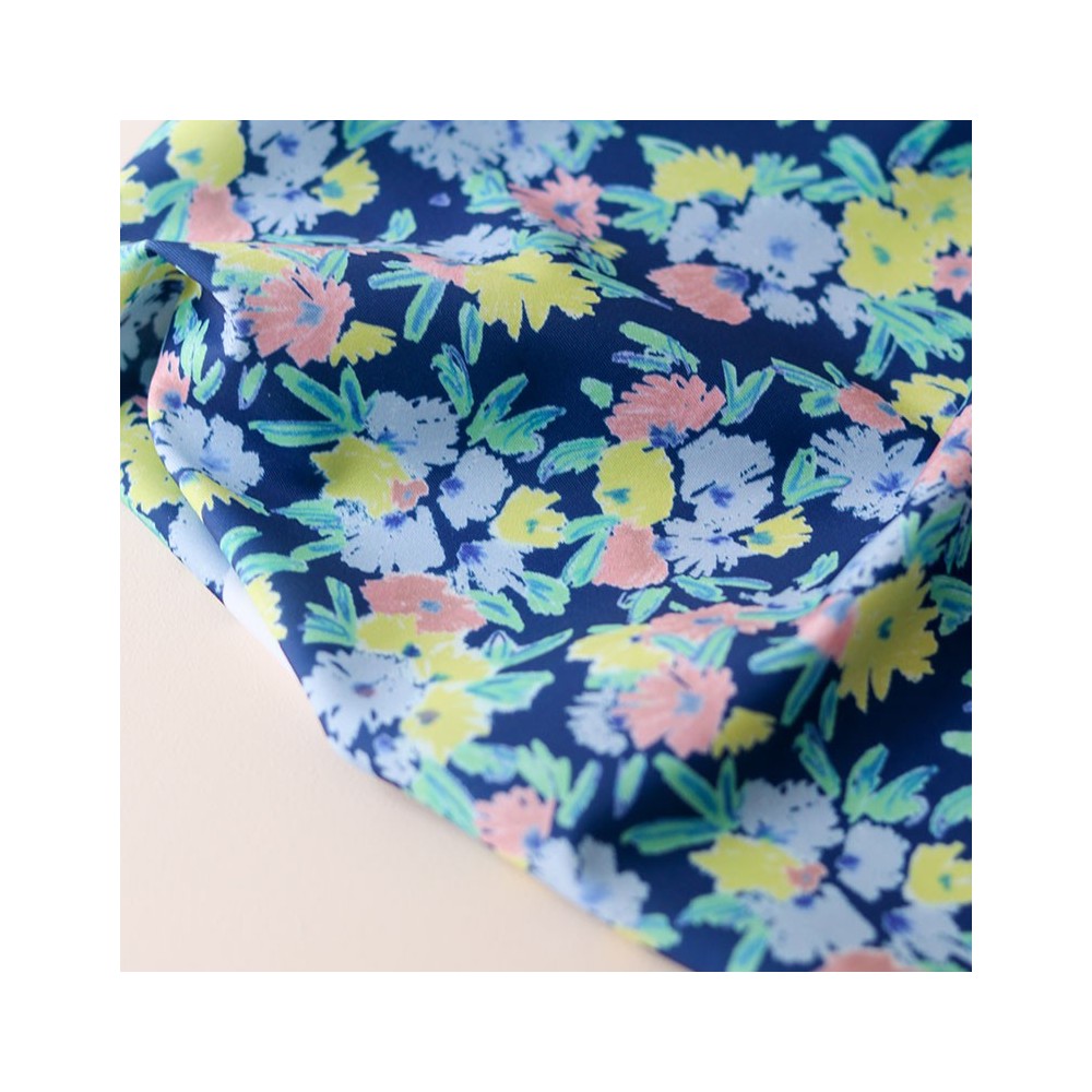 Lise Tailor - Lycra Blue Garden