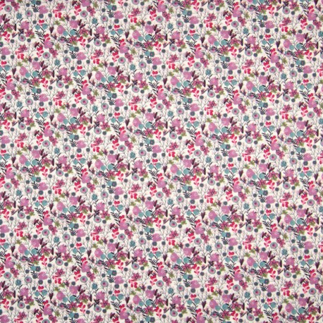 Flowers cotton voile