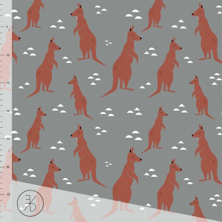 Elvelyckan Design - Kangaroo grey