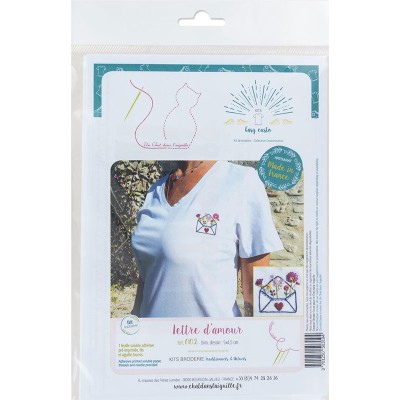 Un chat dans l'aiguille - Kit hydrosoluble Lettre d'amour
