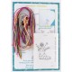 Un chat dans l'aiguille - Kit hydrosoluble Balade fleurie