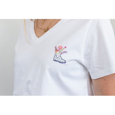 Un chat dans l'aiguille - Idrosolubile kit Balade fleurie