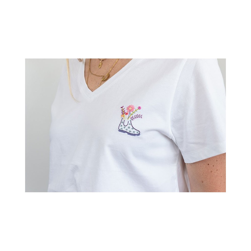 Un chat dans l'aiguille - Idrosolubile kit Balade fleurie