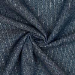  Light denim lurex striped