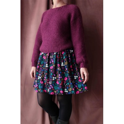 Lise Tailor - Viscose Nuit fleurie