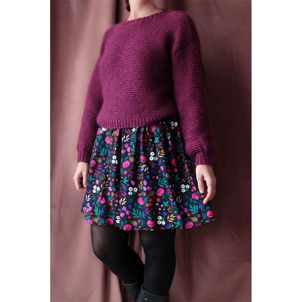 Lise Tailor - Viskose Nuit fleurie
