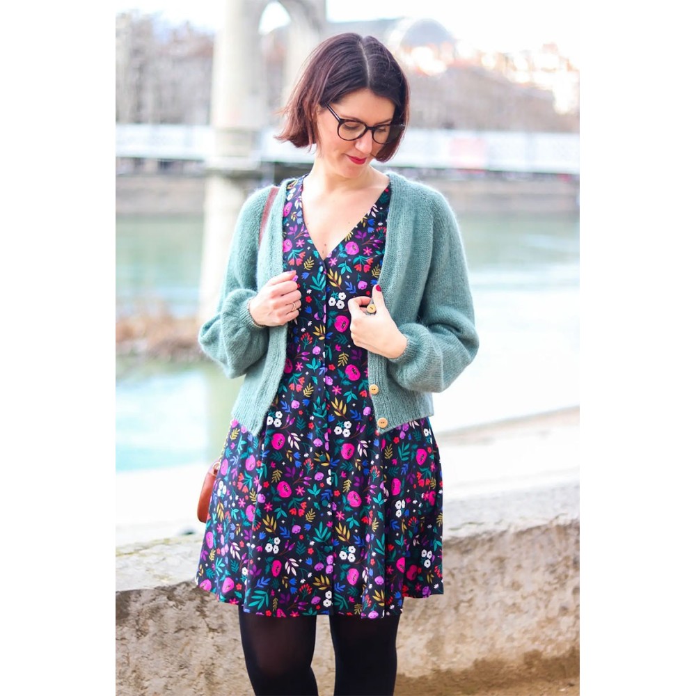 Lise Tailor - Viskose Nuit fleurie